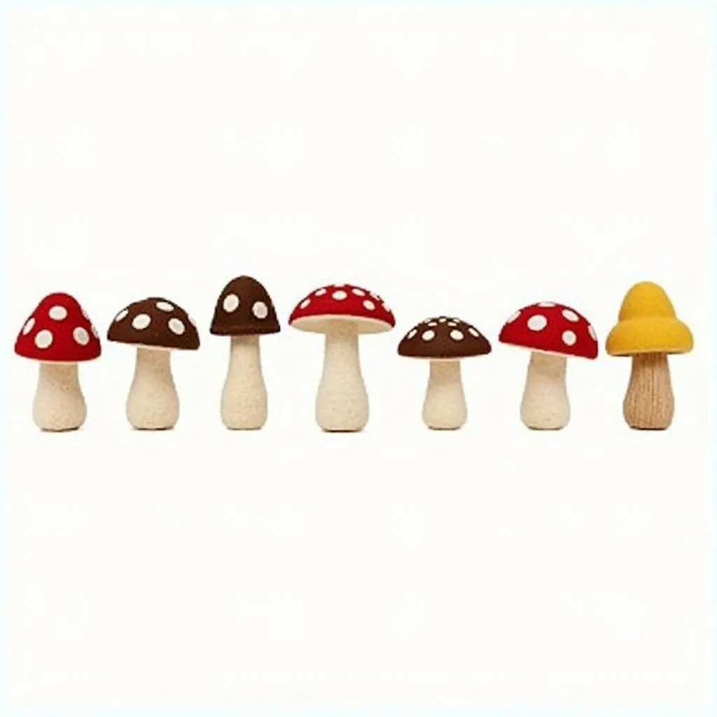 Dog Toy Mushroom Variety