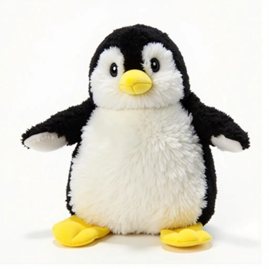 Cute dog toy penguin made of plush