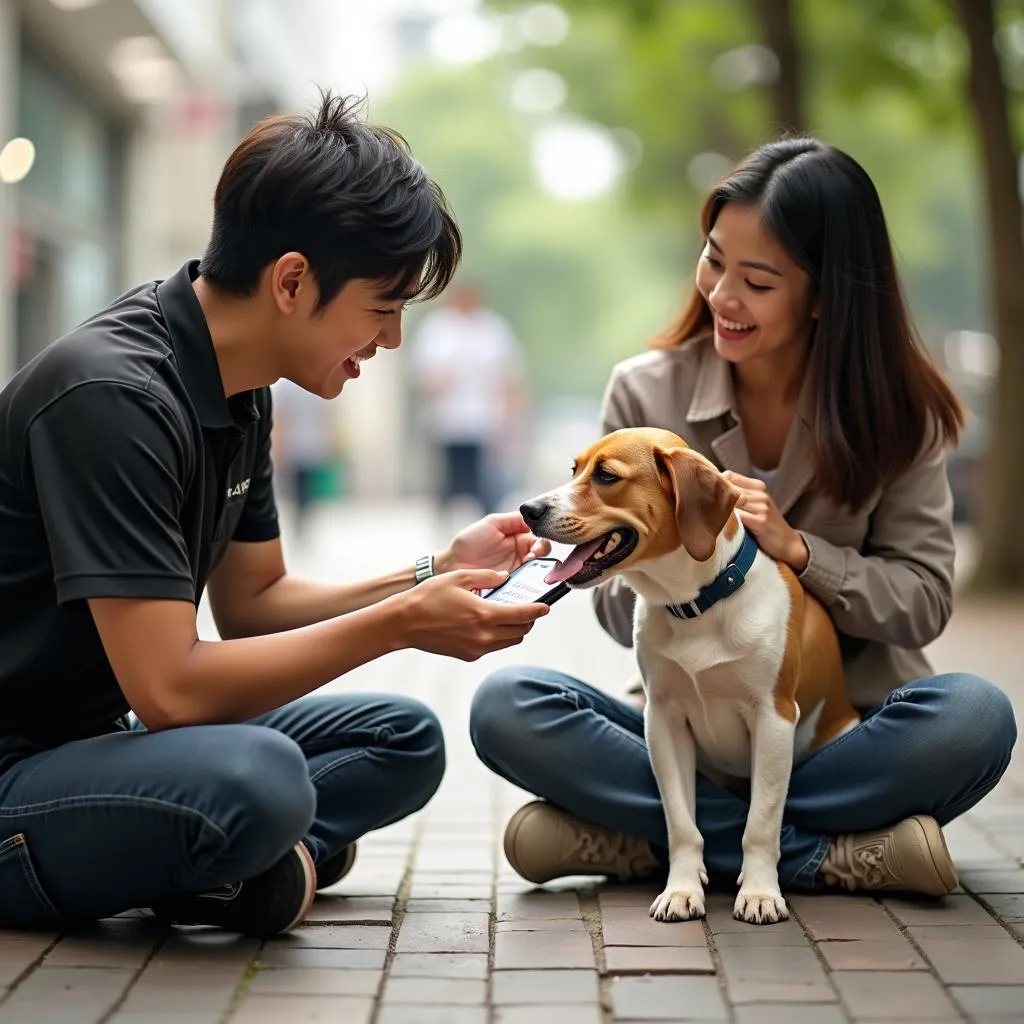 Dog trainer in Hanoi offering flexible payment plans