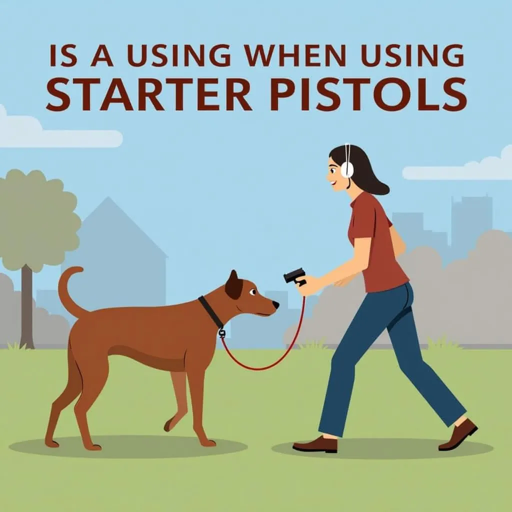 Dog Training with Starter Pistols: Safety First