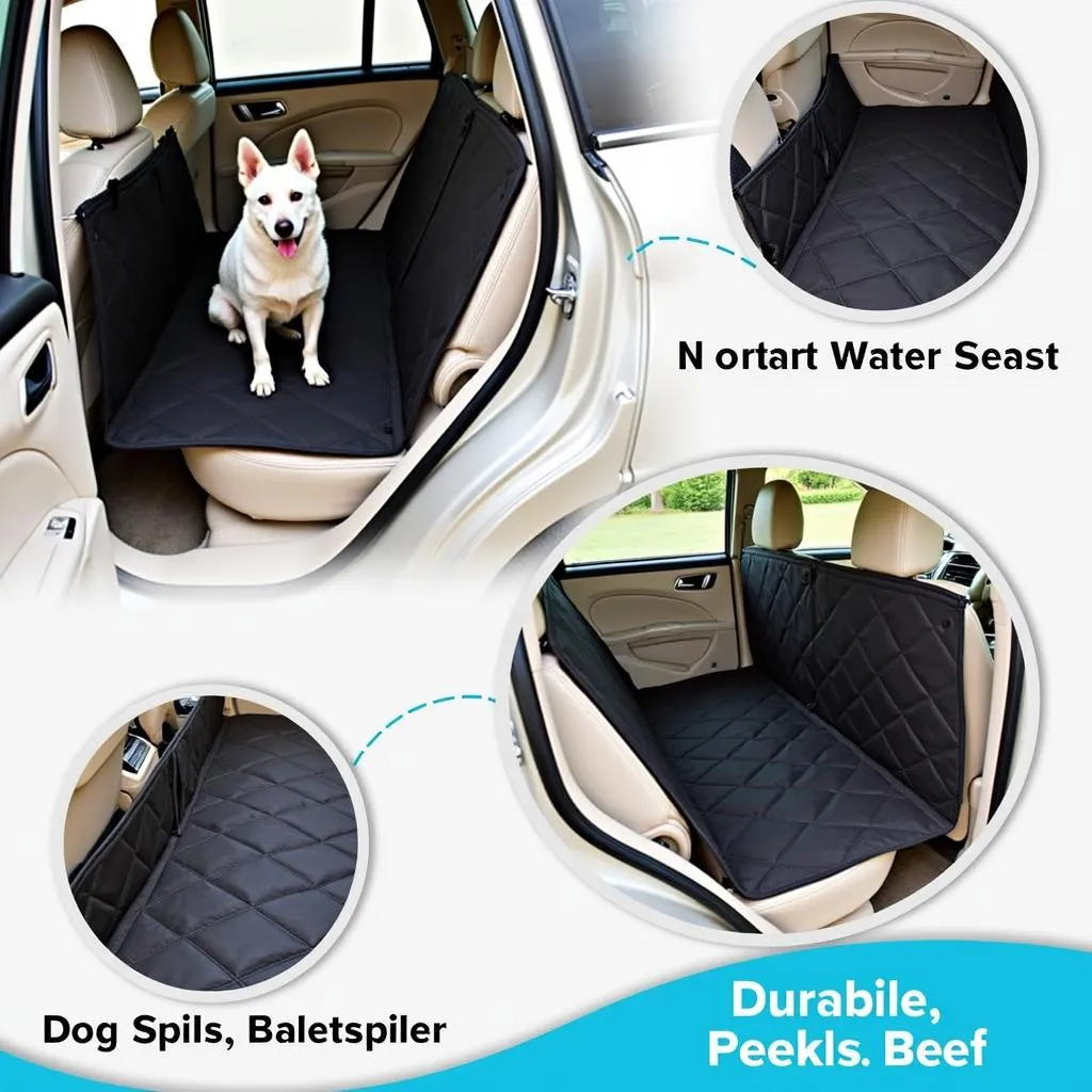 Dog Travel Mat Protecting Car Interior