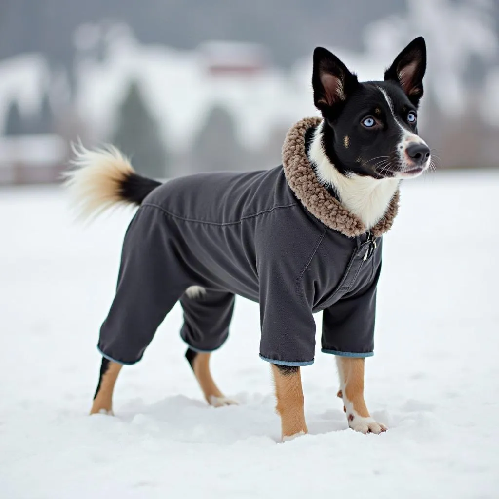 Dog trousers for cold weather