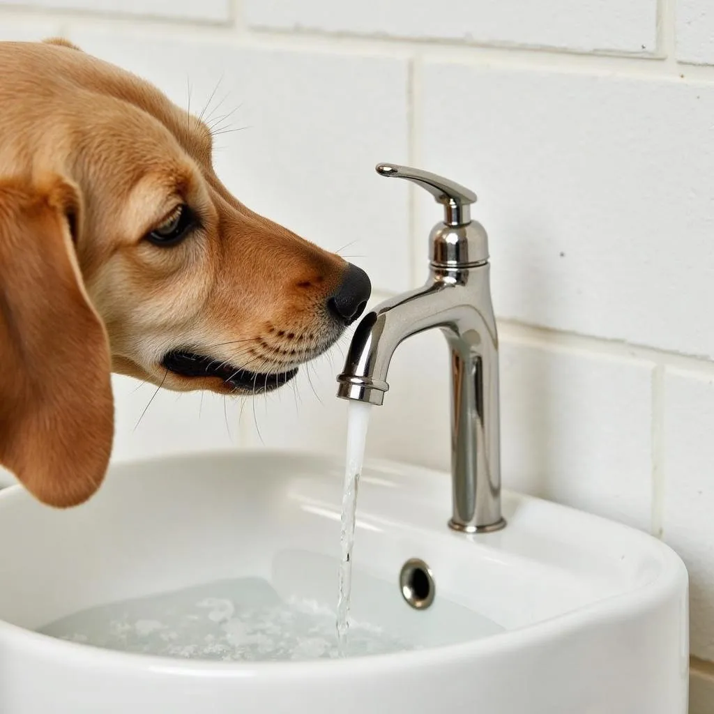 Dog Water Spigot Design