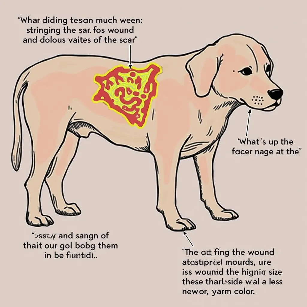 Dog wound healing stages: Maturation stage