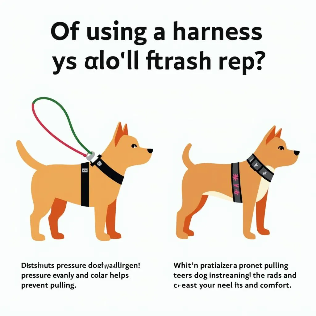 Dog walking training: harness vs leash