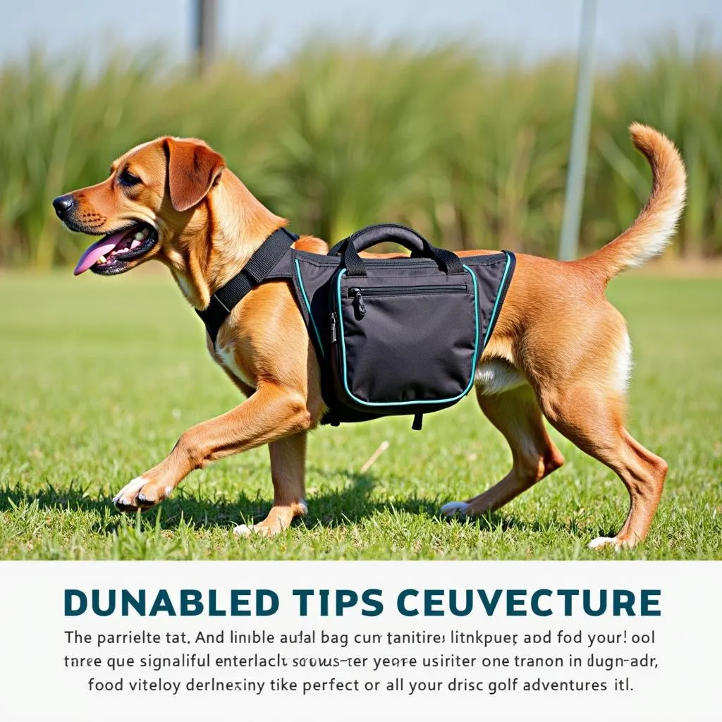 Durable Disc Golf Bag for Dogs