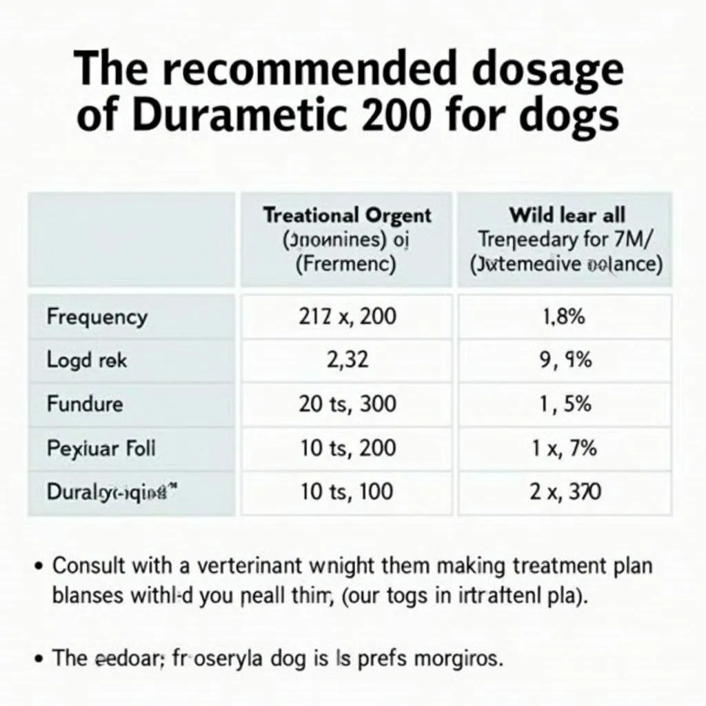 Duramycin 72 200 Dosage Chart for Dogs