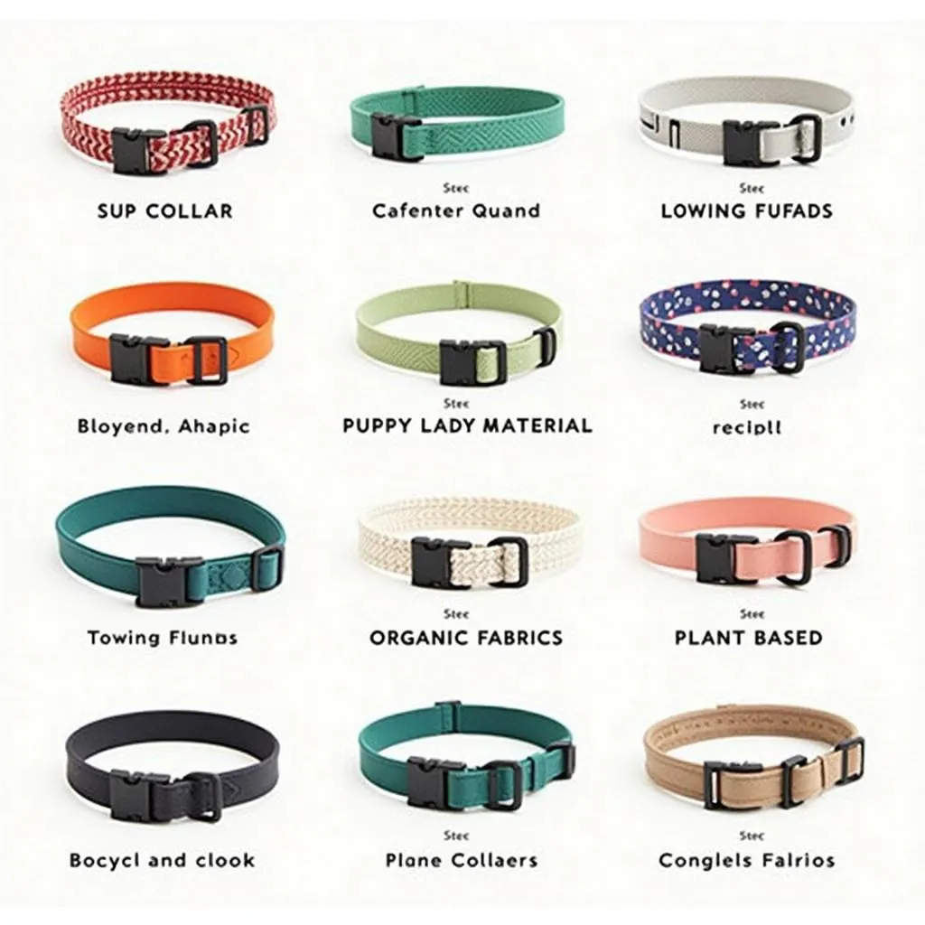 Variety of Eco-Friendly Dog Collars