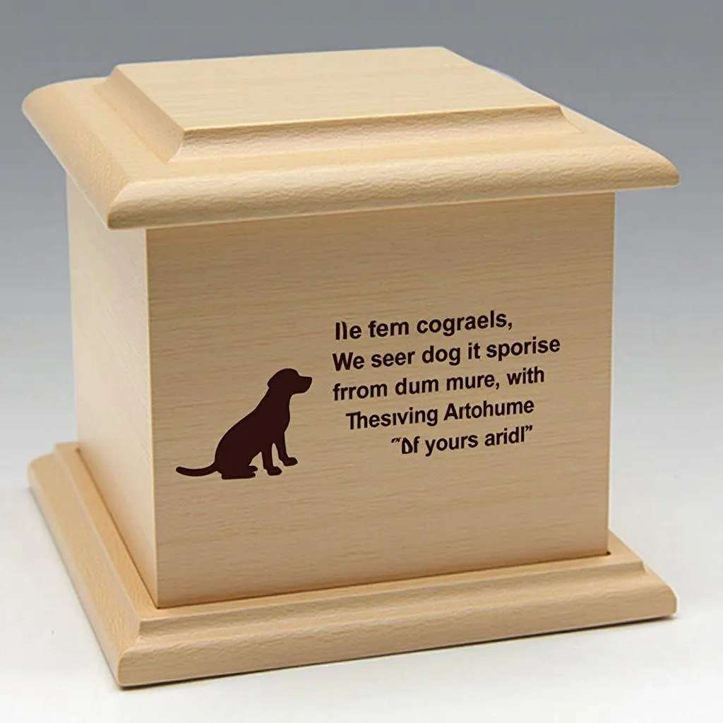 Engraved Pet Urns