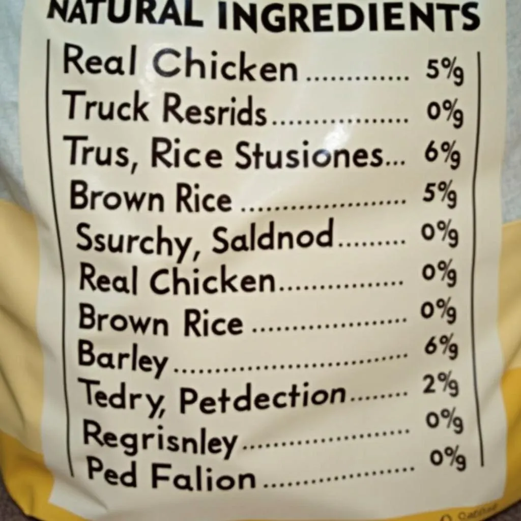 Eureka Dog Food Ingredients List