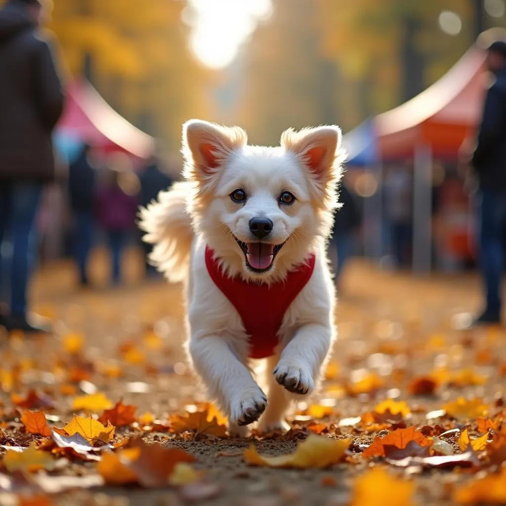 Fall festival with dogs in NYC