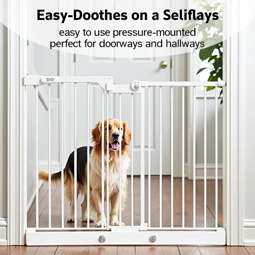 Fancy Dog Gate Installation