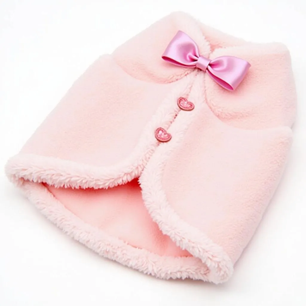 Cute Faux Fur Dog Coat for Small Breeds