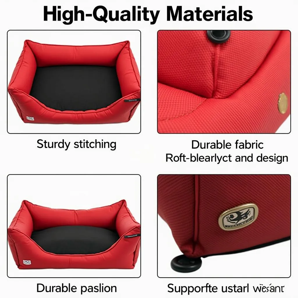 Ferrari Dog Bed: Durability and Quality