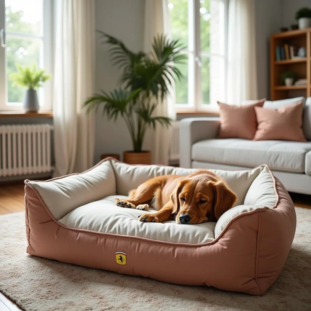 Ferrari Dog Bed: Feng Shui Harmony