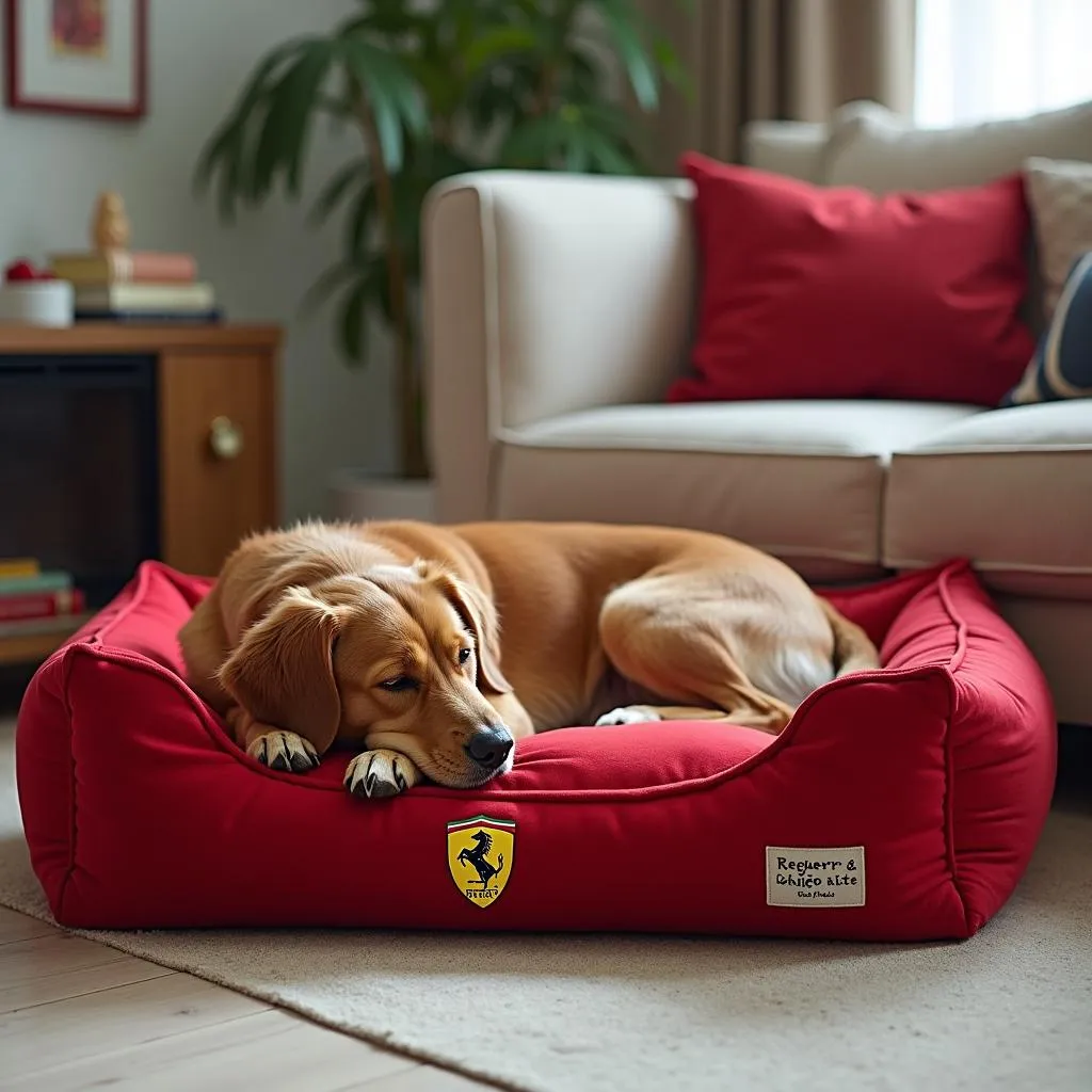 Ferrari Dog Bed: Luxury and Comfort for Your Pet