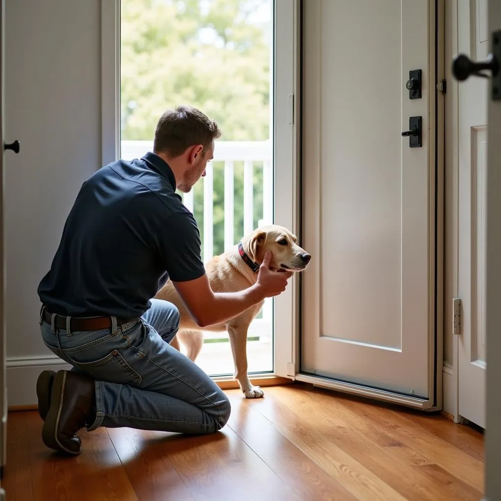 Professional Installation of a Fire-Rated Dog Door