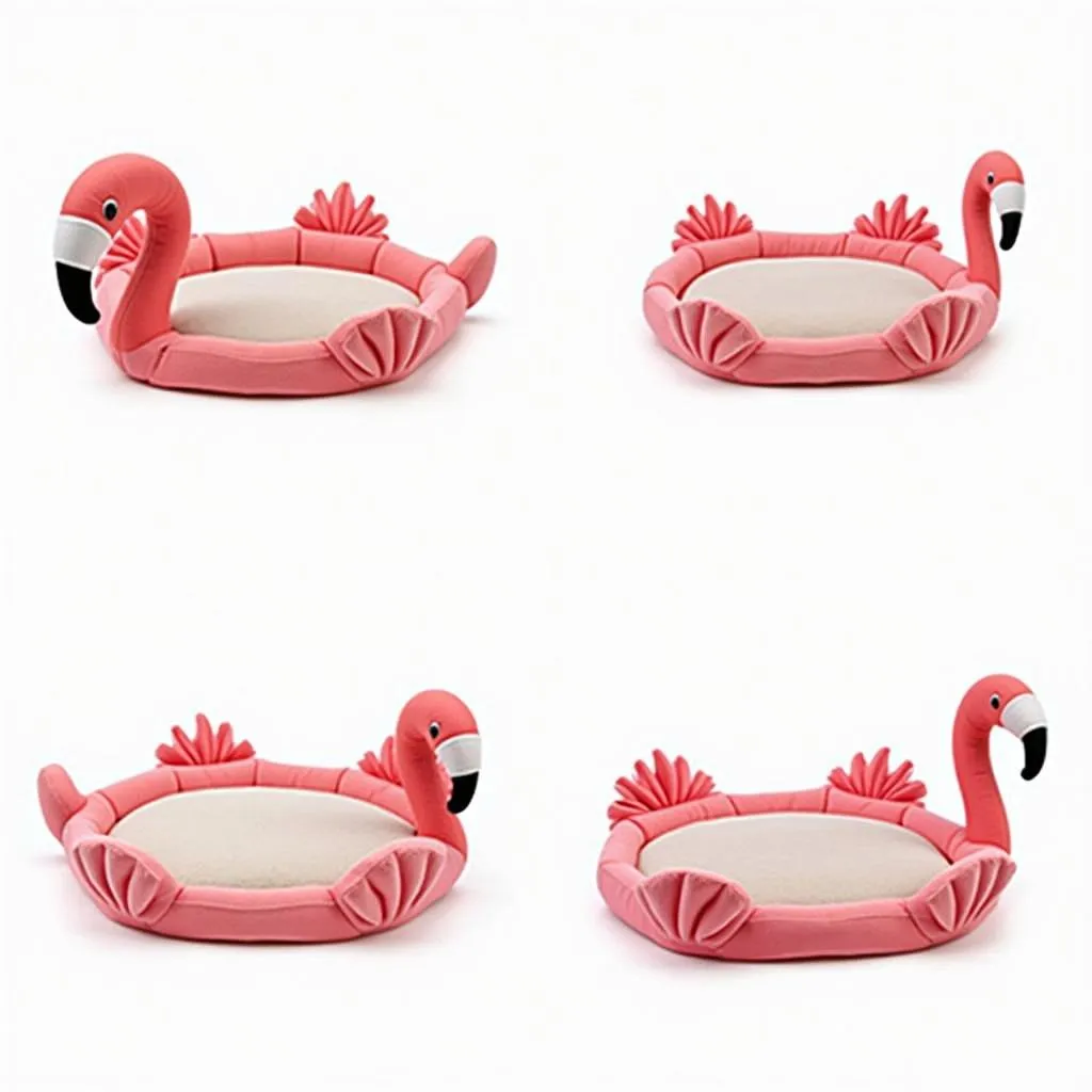 Types and Sizes of Flamingo Dog Beds