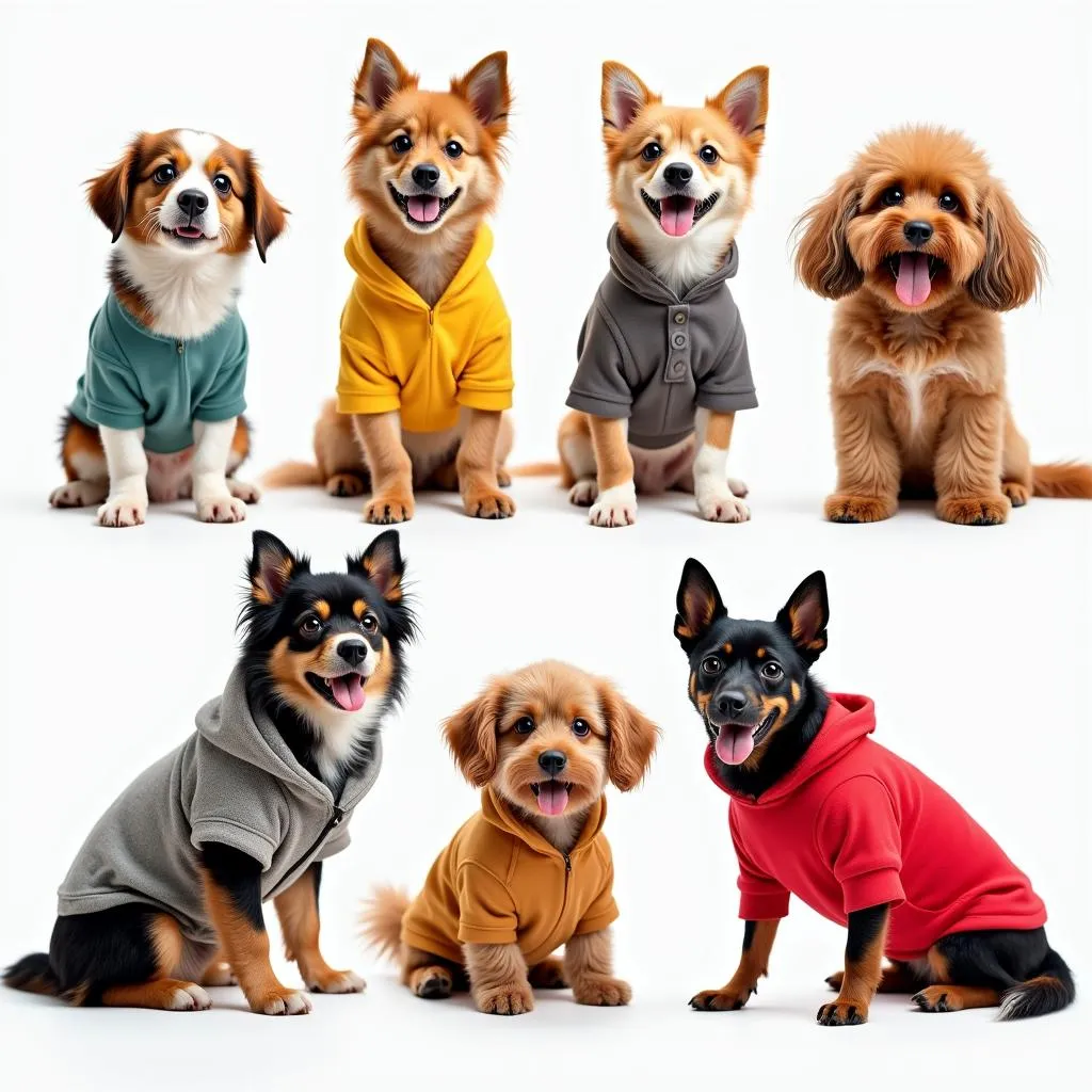 Dogs wearing funny clothes, a fun and stylish way to express your pup's personality.