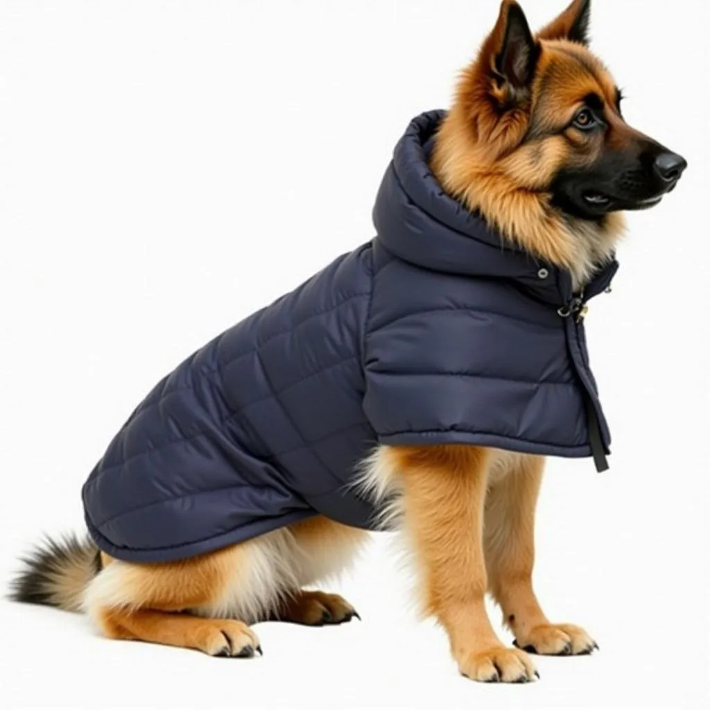 German Shepherd Winter Coat for Cold Weather