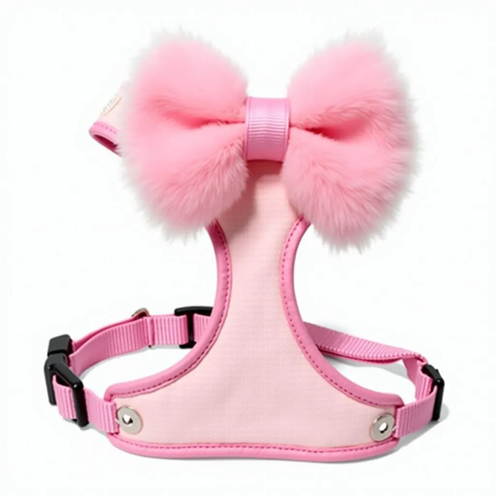 Cute Girly Dog Harness with Bow