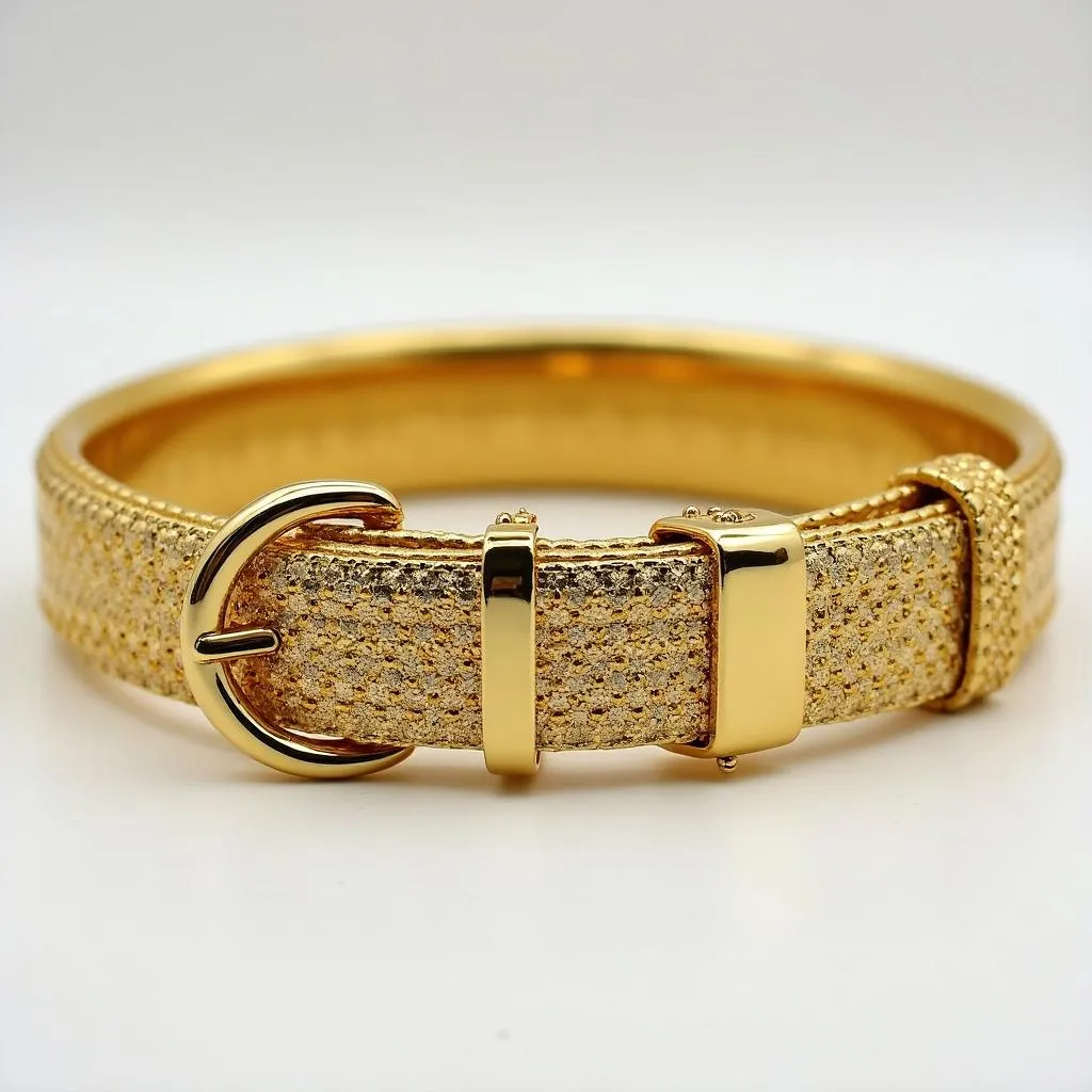 Gold Dog Collar with Luxury Design