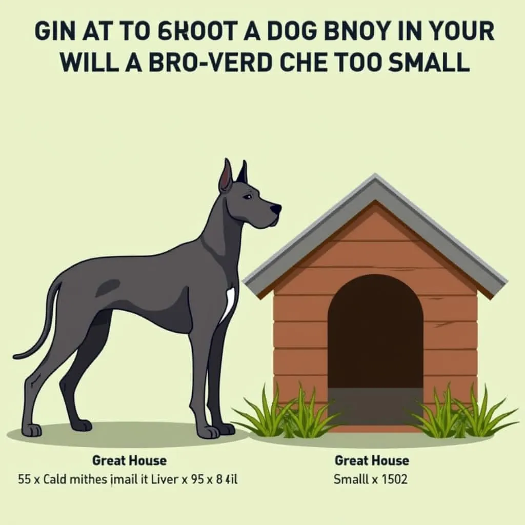 Great Dane Dog House Size Comparison -  A Visual Guide