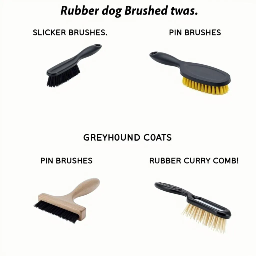 Types of Greyhound Dog Brushes