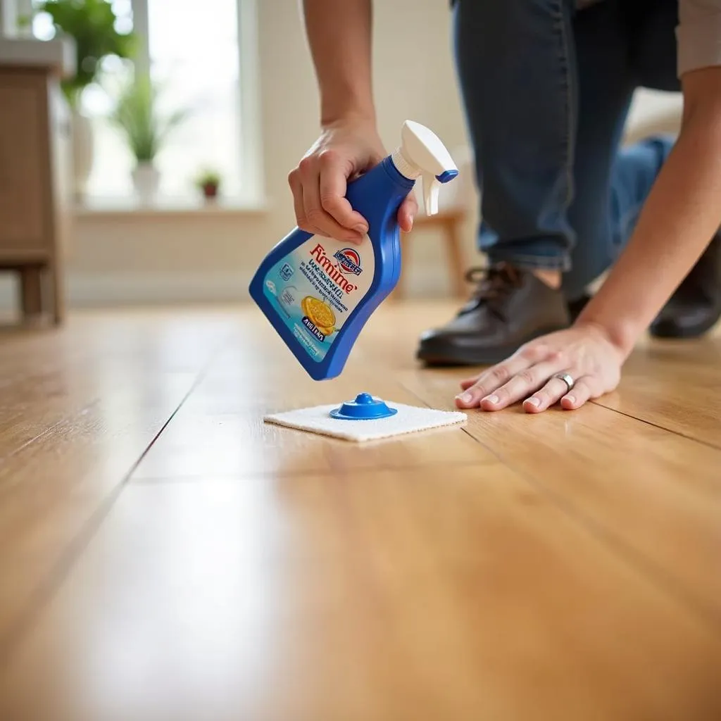 Removing dog pee smell from hardwood floors