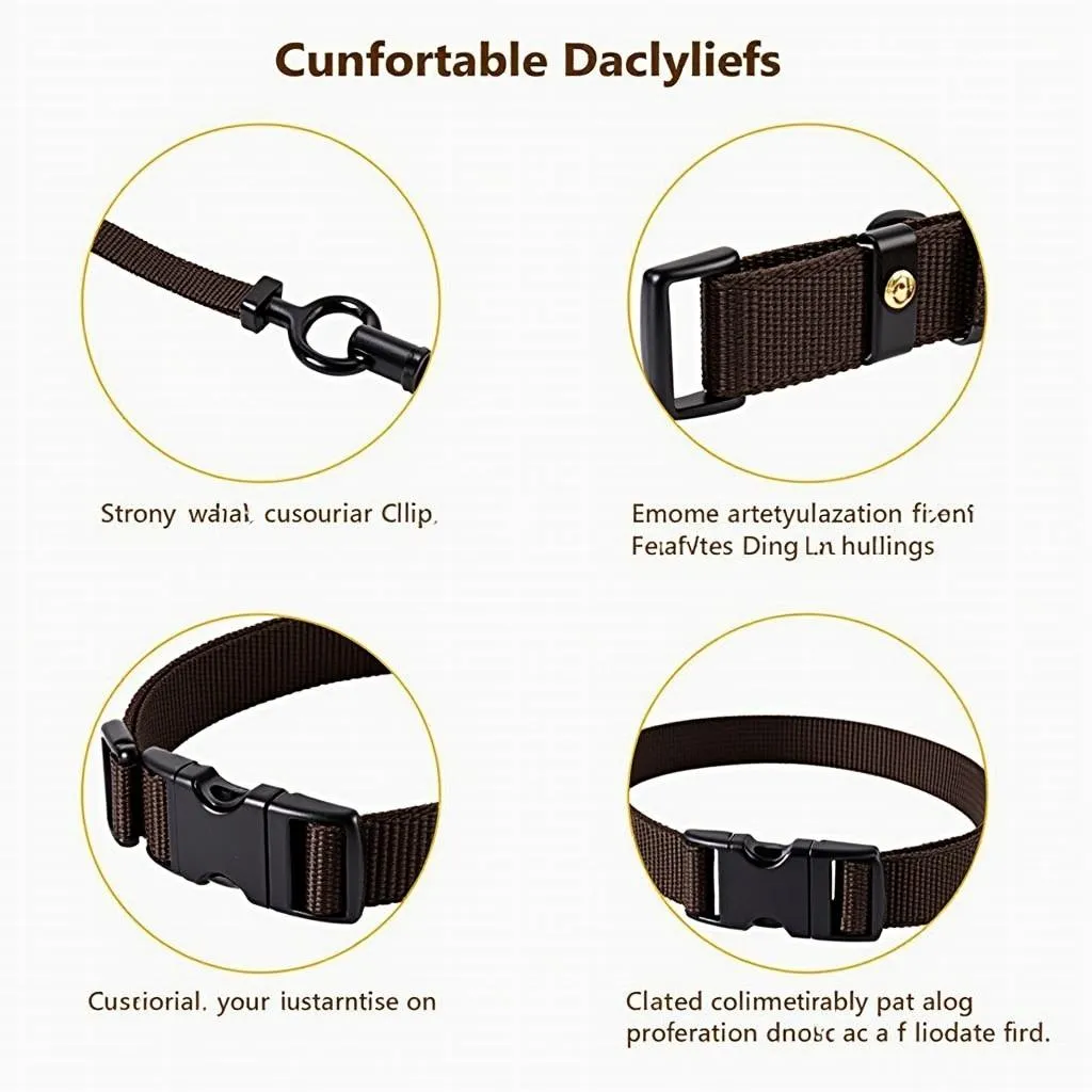 Heavy-Duty Metal Clip Dog Collar: Built for Strength and Durability