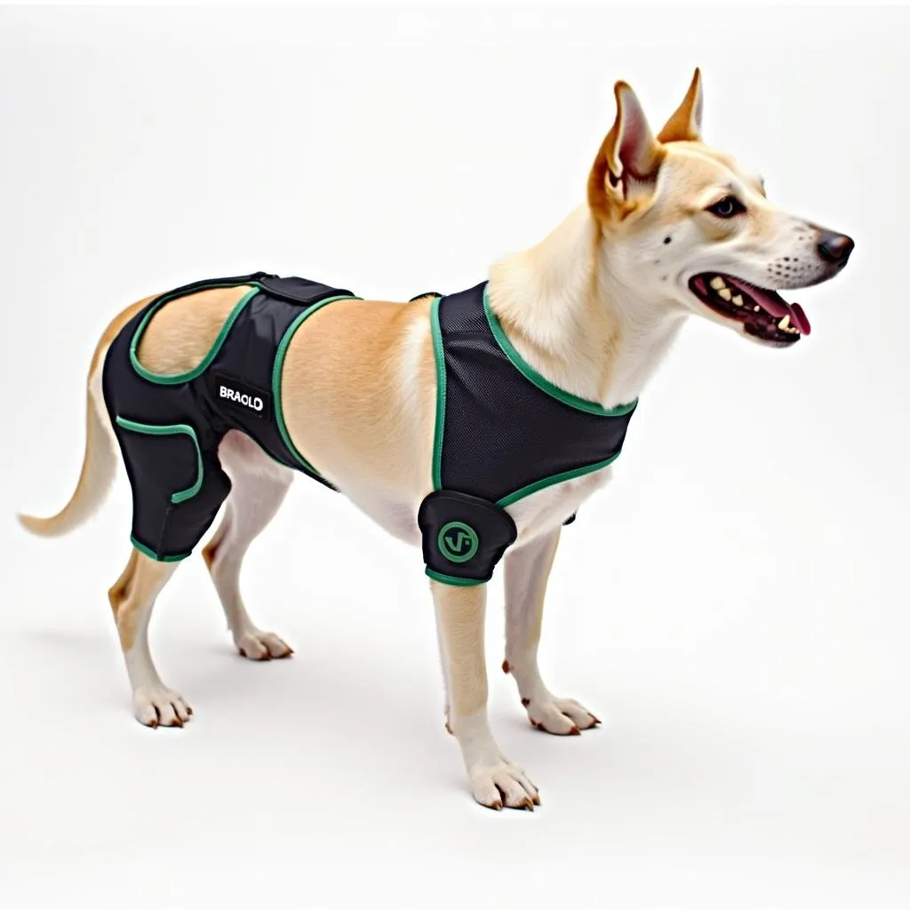 Dog hip brace for support and mobility