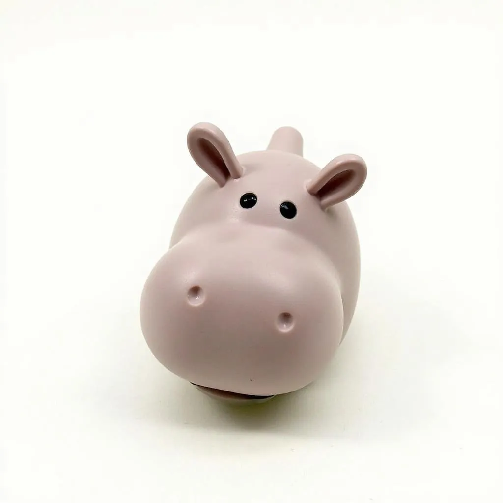 Small Hippo Dog Toy for Gentle Play