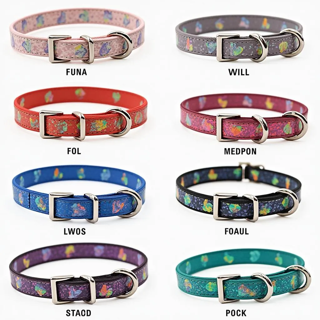 Holographic Dog Collar - Different Colors