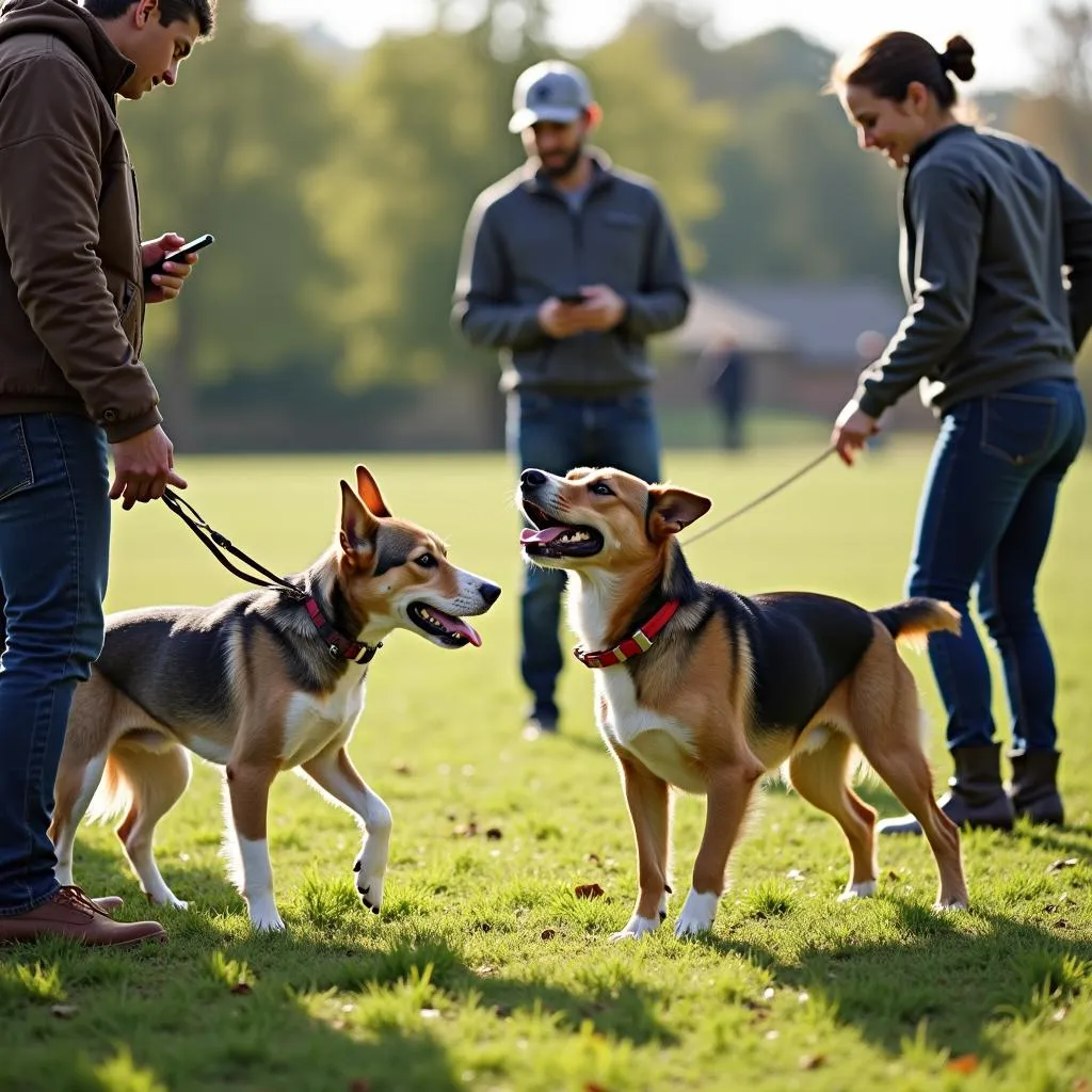 Dog training class with a focus on homeschooling