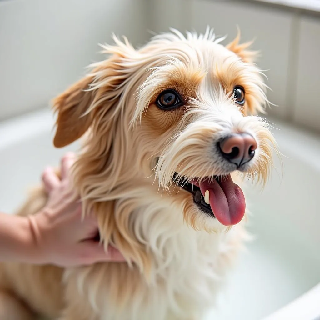 Hypoallergenic dog conditioner for sensitive skin