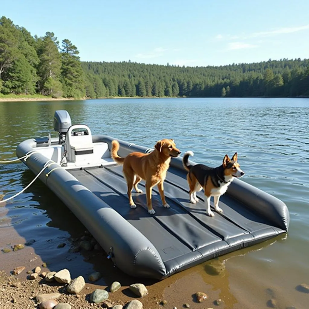 Inflatable Dog Boat Ramp for Sale