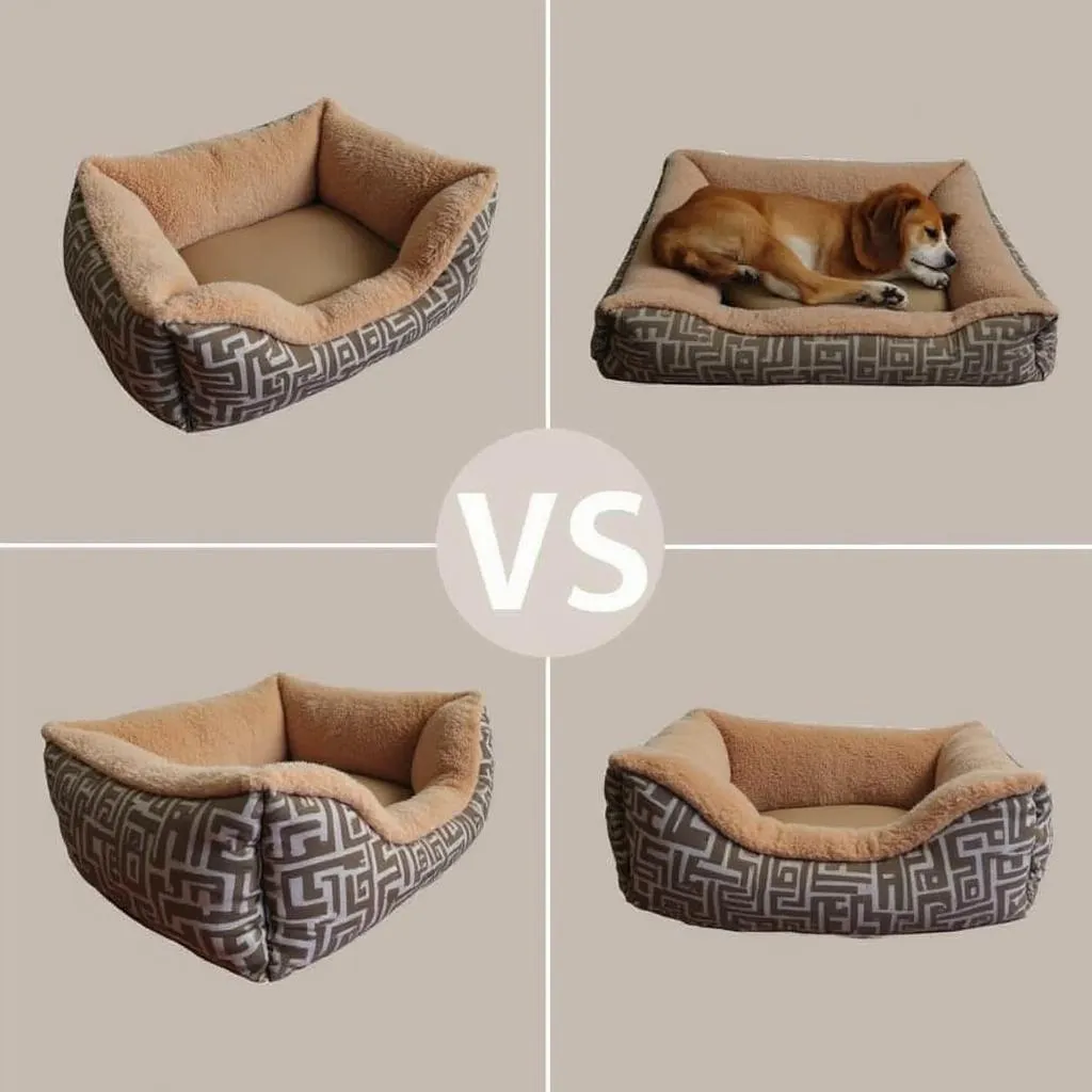 Luxury Japanese Chin dog bed