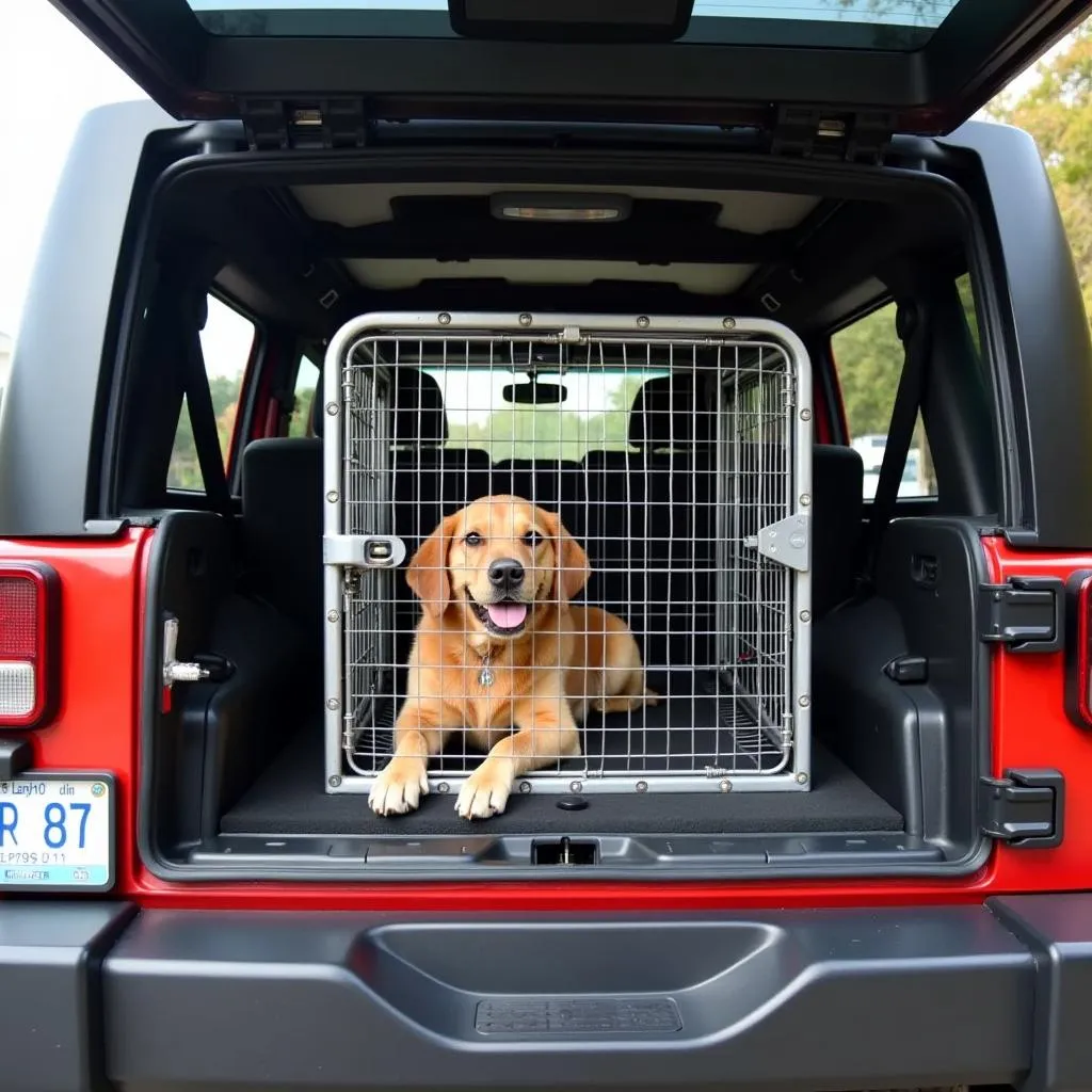 Jeep Dog Kennel for Jeep Wrangler