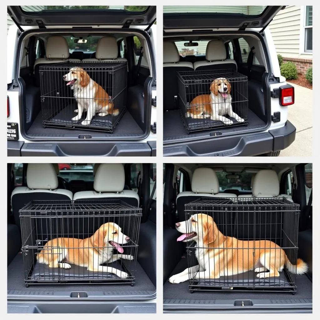 Dog Crate for Jeep Wrangler Medium