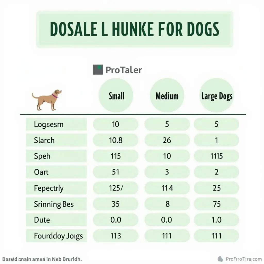 L-Theanine Dosage Chart for Dogs