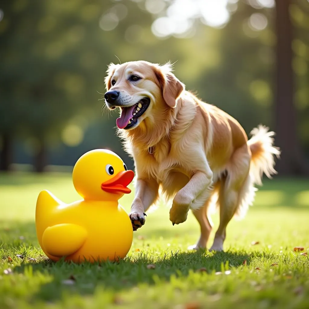 Large Duck Dog Toy for Active Dogs