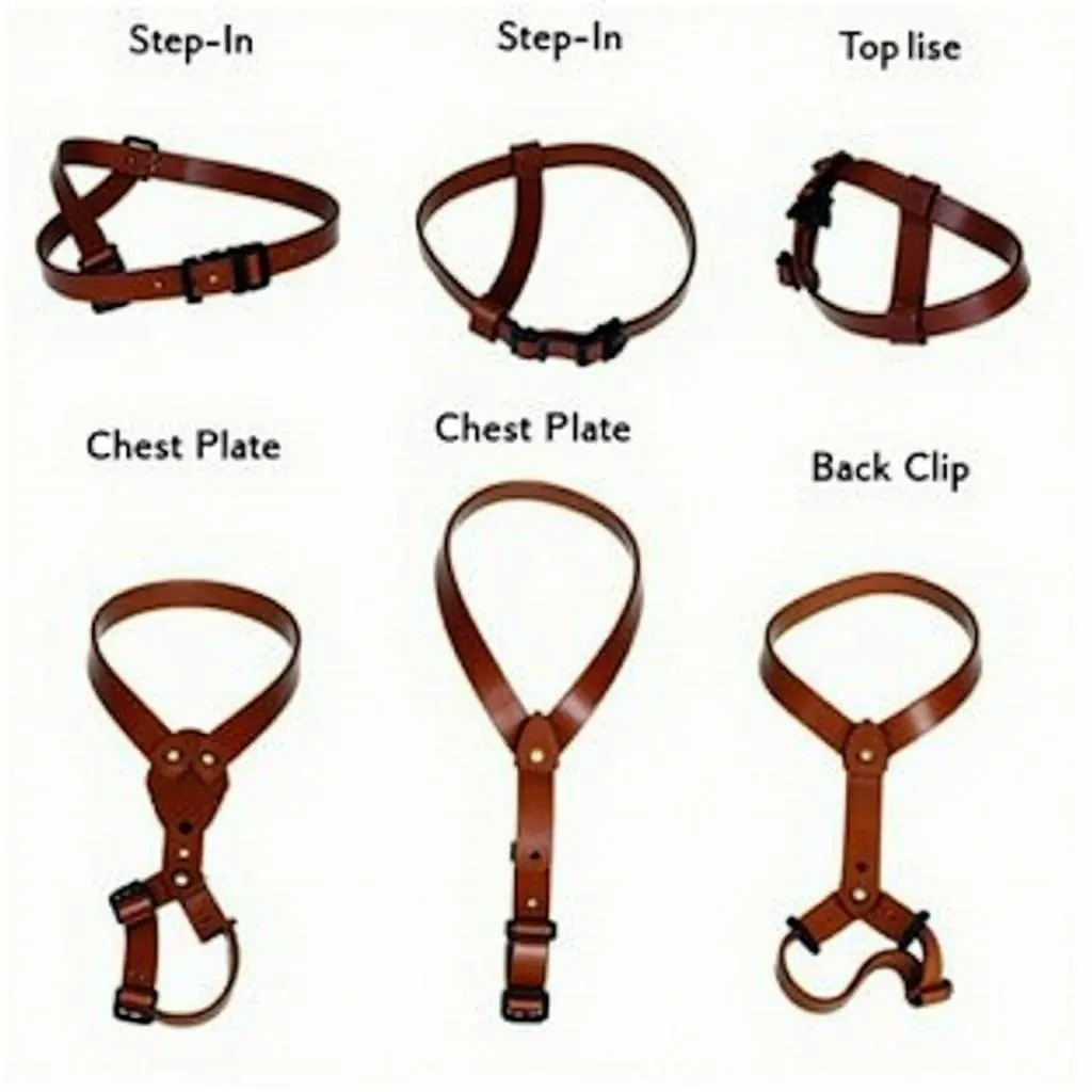 Types of Leather Dog Harnesses