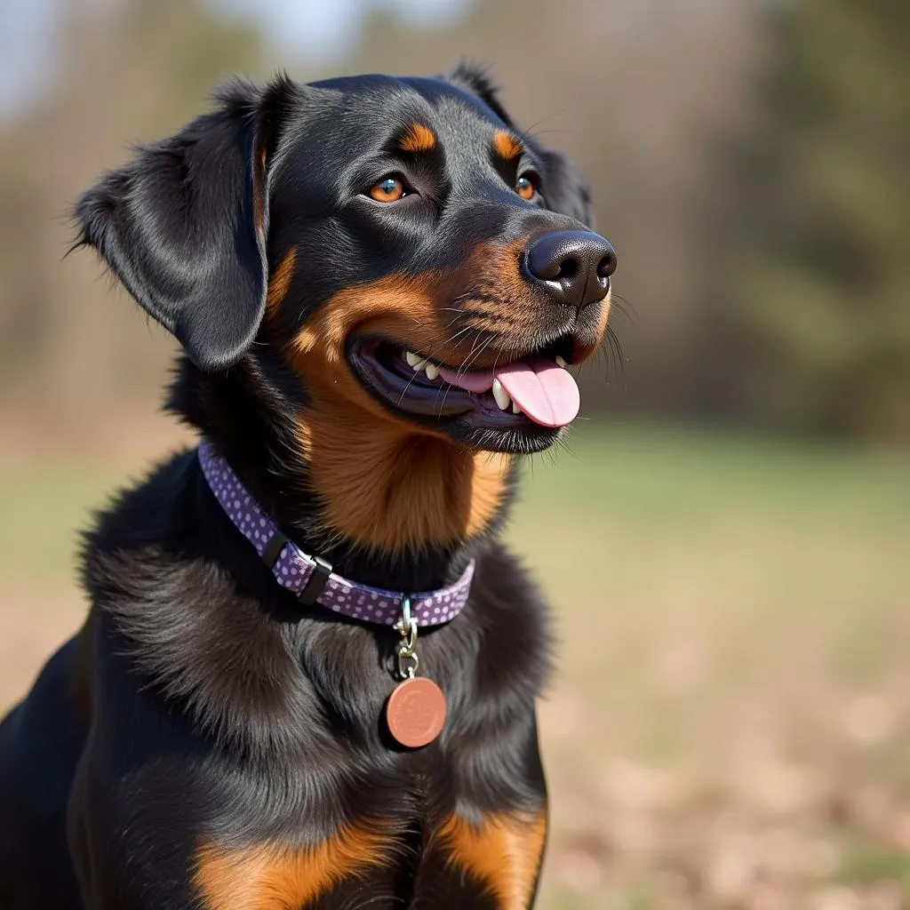 Leather Dog Tag Holder