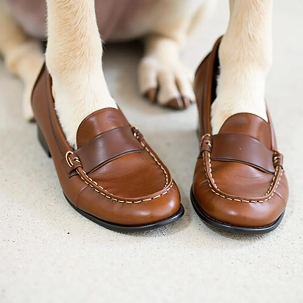 Leather Loafers for Dogs