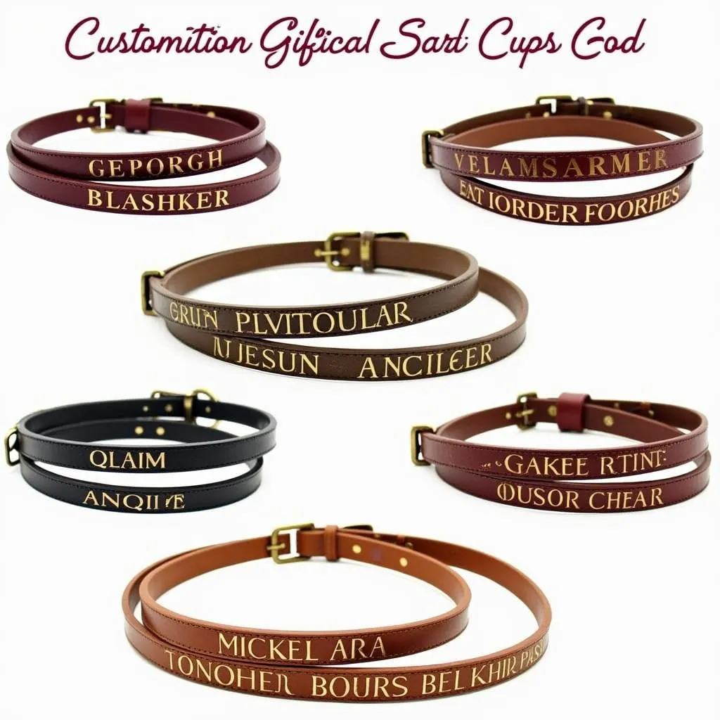 Personalized dog collar gift ideas