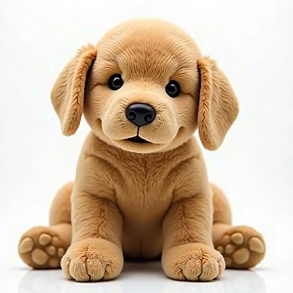 Life-Size Golden Retriever Stuffed Animal