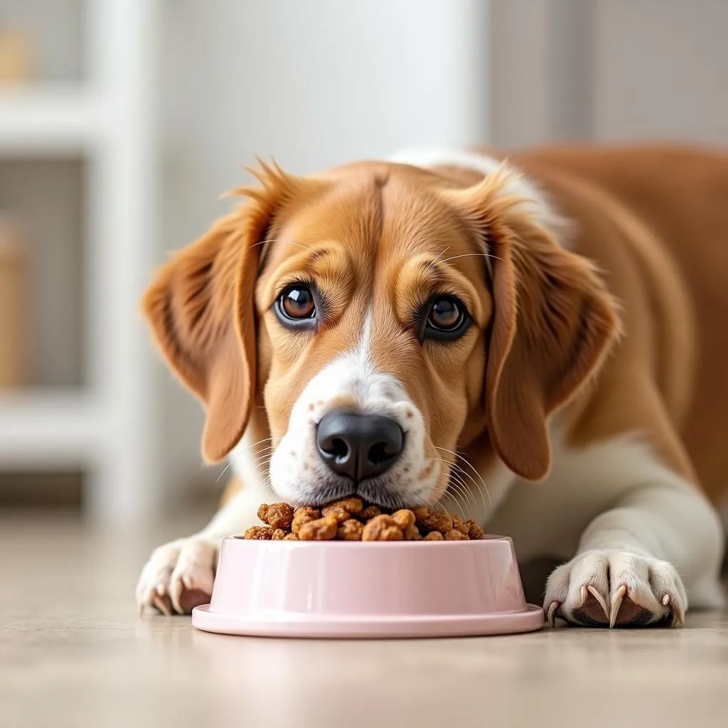 Lightly cooked dog food for sensitive stomachs