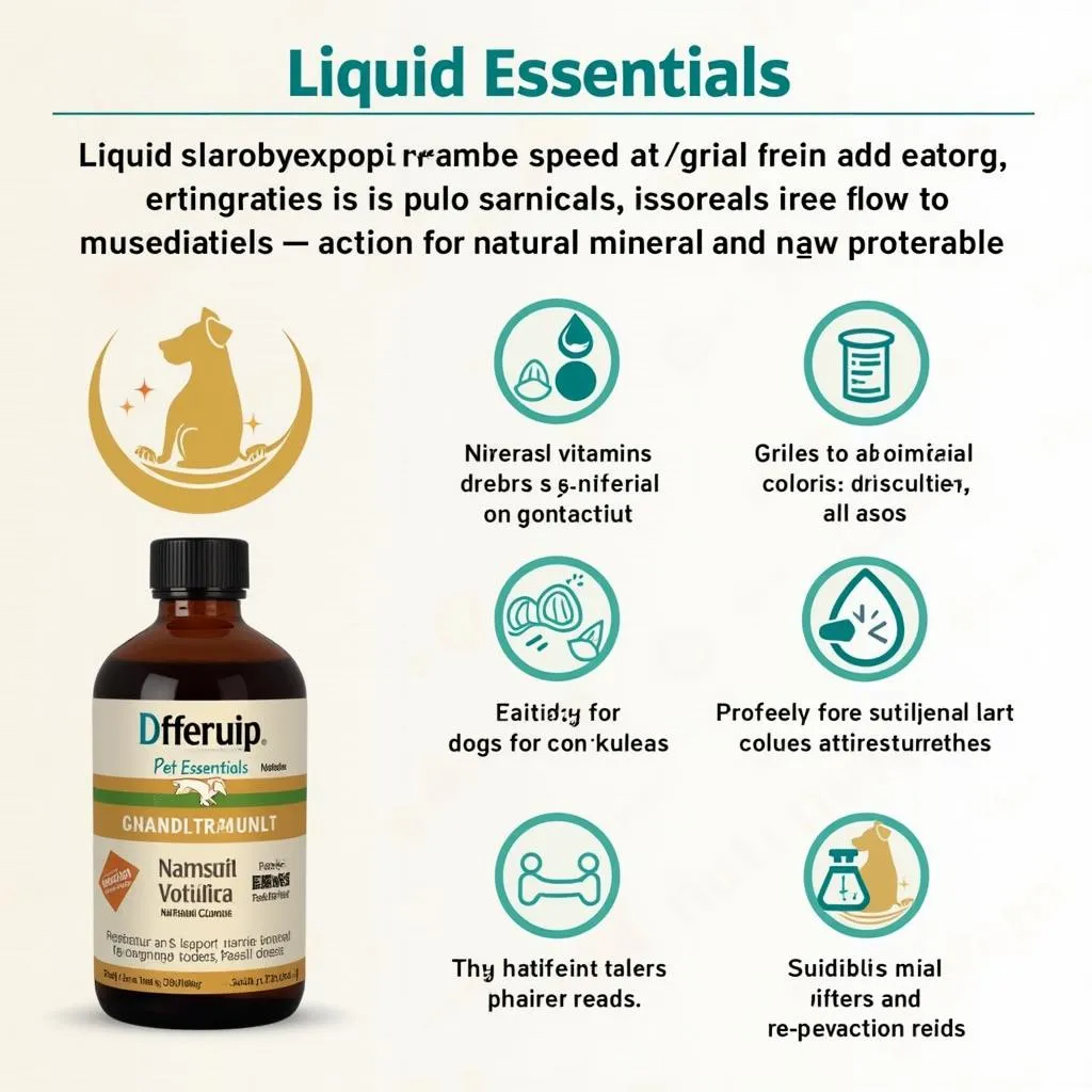 Liquid Multivitamin for Dogs: Pet Essentials