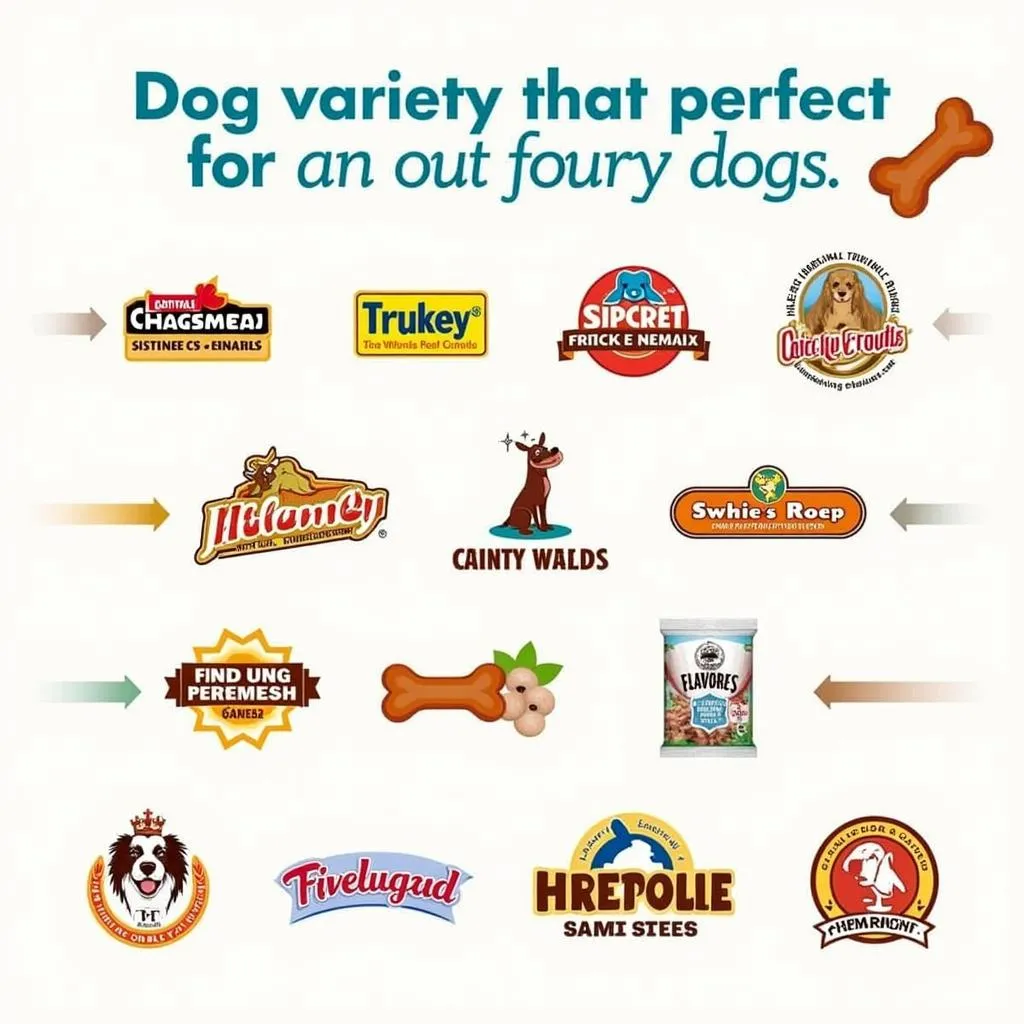 Logo Dog Treats Variety