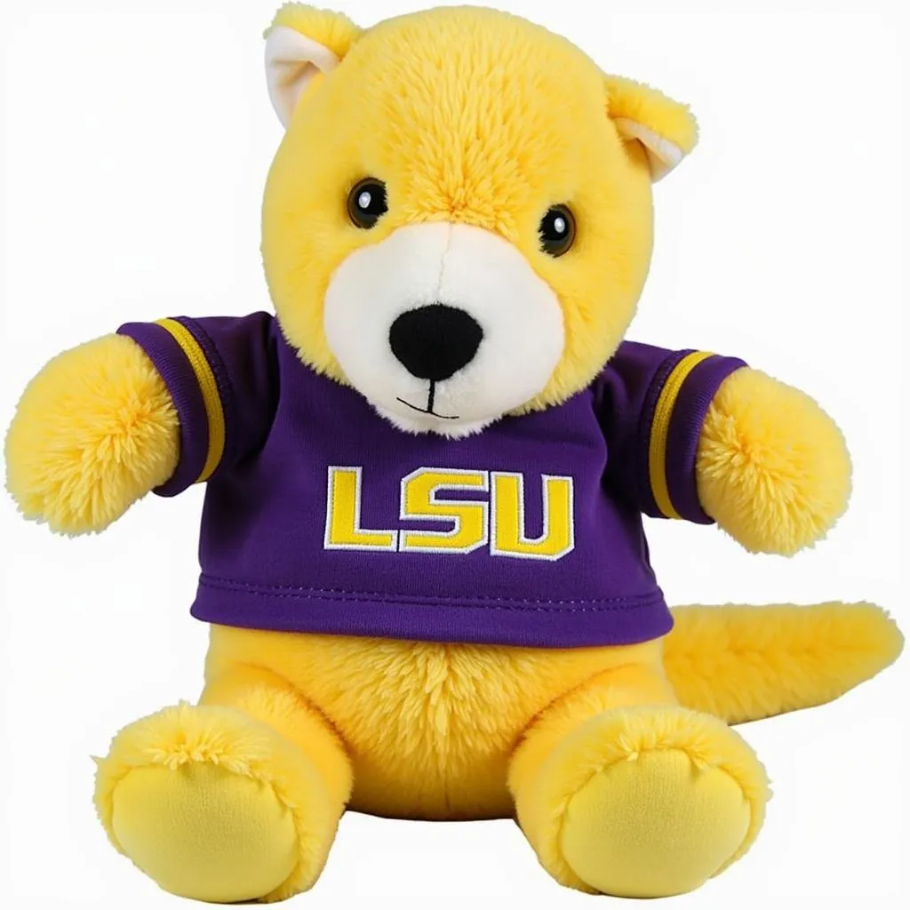 LSU Plush Dog Toy